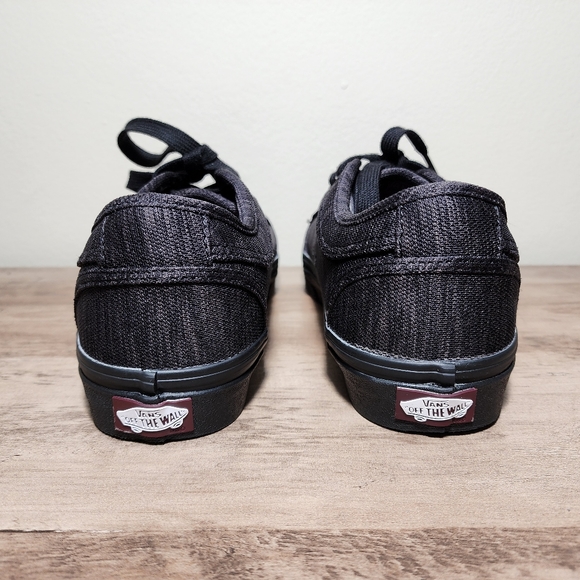 VANS UltraCush HD Pro Mens Black Canvas Lace Up Skateboard Shoes Sneakers Sz 6.5 - Picture 5 of 11